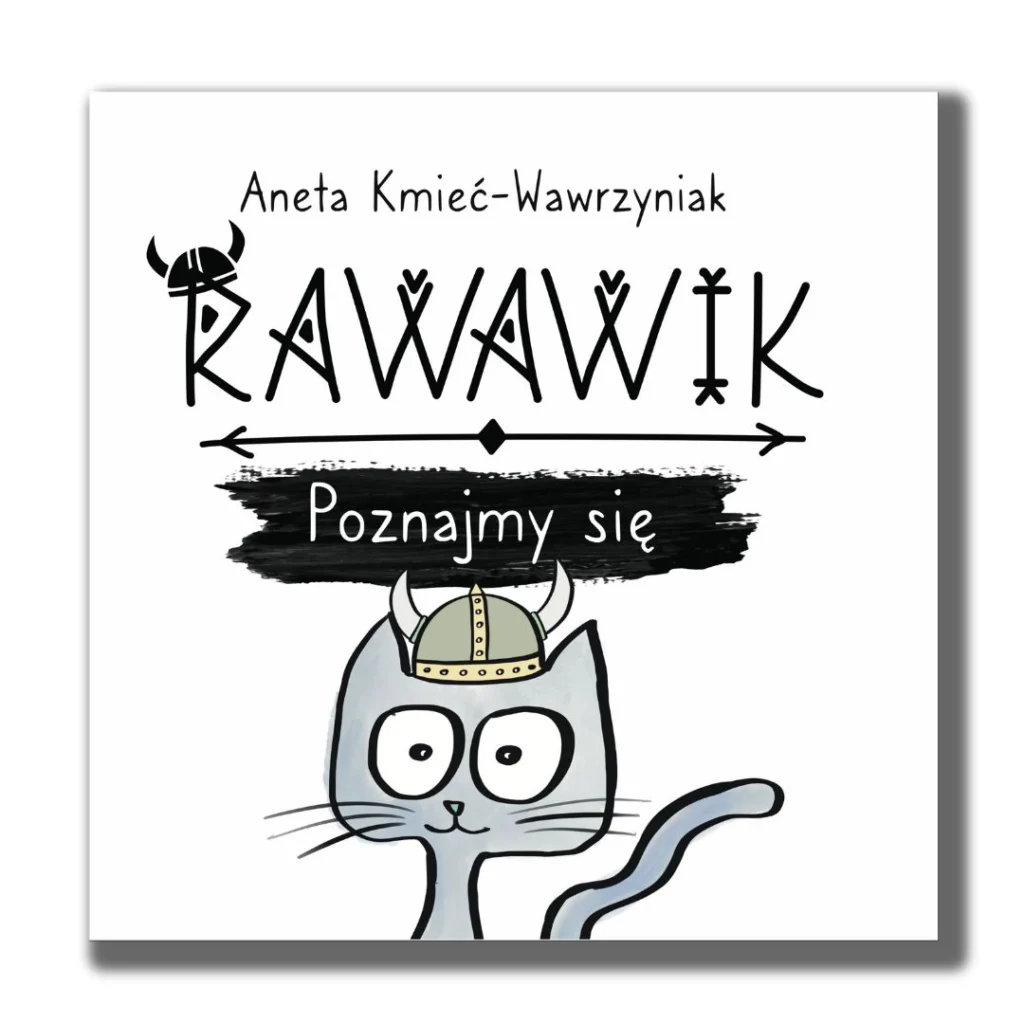 książka dla dzieci rawawik poznajmy się, okładka, aneta kmieć-wawrzyniak