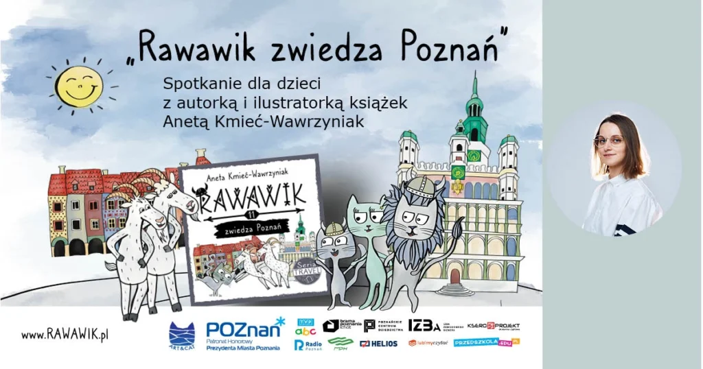 spotkania dla dzieci z autorką i ilustratorką książek Uniwersum Rawawika, poznań