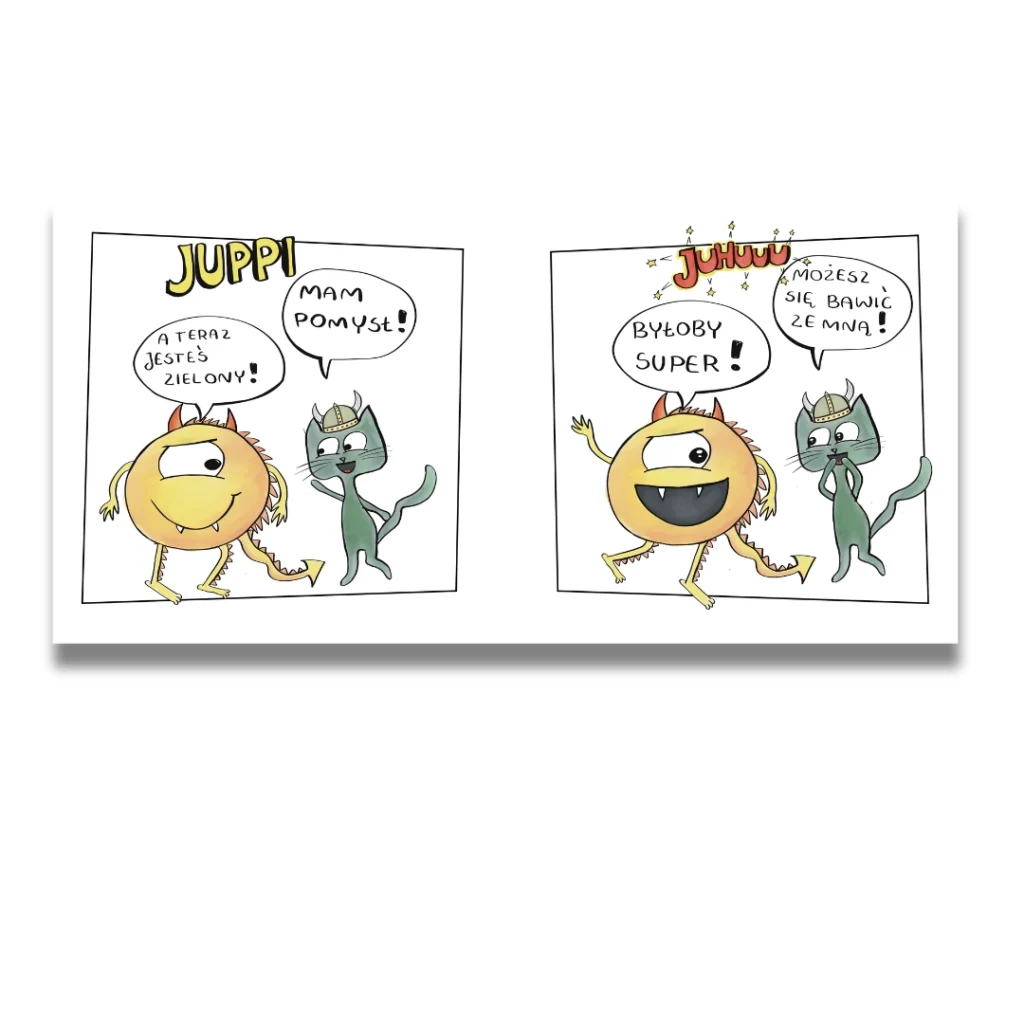 Rawawik spotyka potwora, pozory mylą. książka z przesłaniem dla dzieci