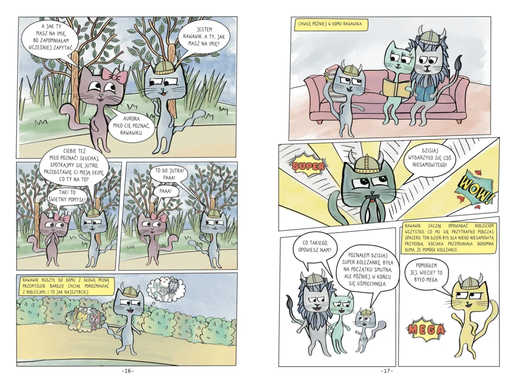 książka dla dzieci rawawik komiks aneta kmieć-wawrzyniak