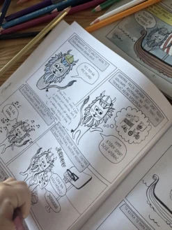 książka dla dzieci rawawik komiks aneta kmieć-wawrzyniak do kolorowania