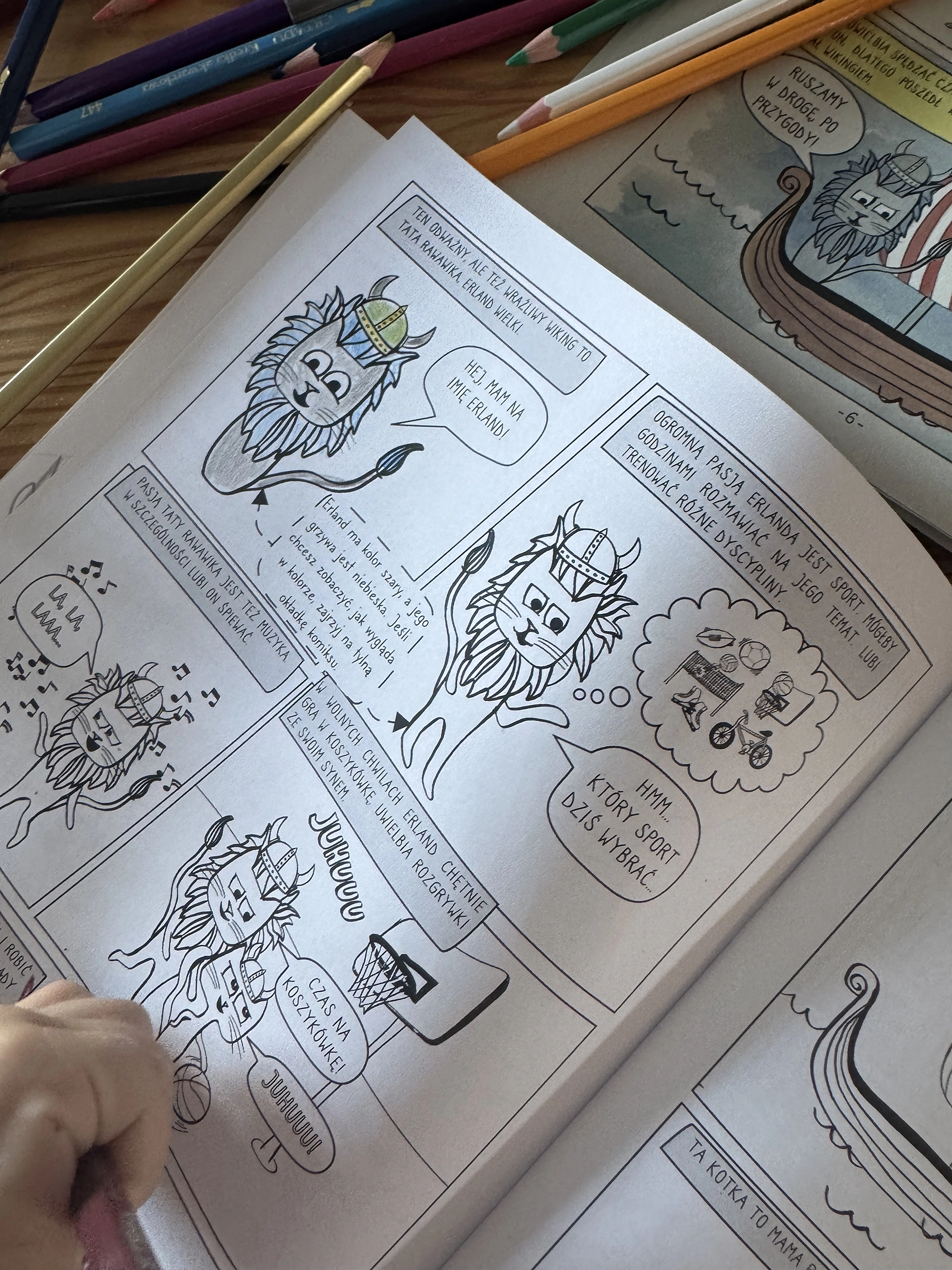 książka dla dzieci rawawik komiks aneta kmieć-wawrzyniak do kolorowania